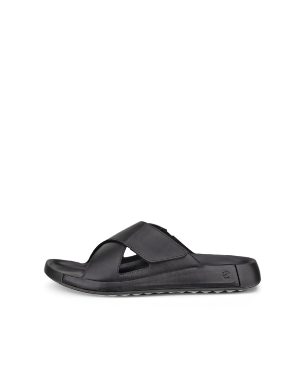 Leather Cross-Strap Sandal
